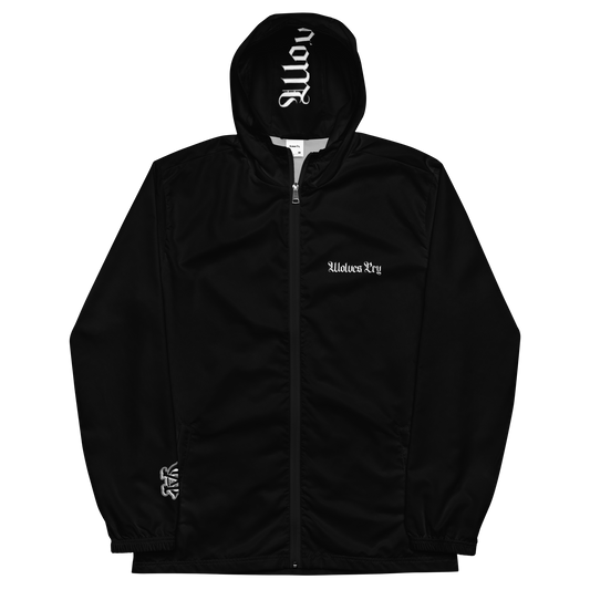 Wolves cry windbreaker Product mockup